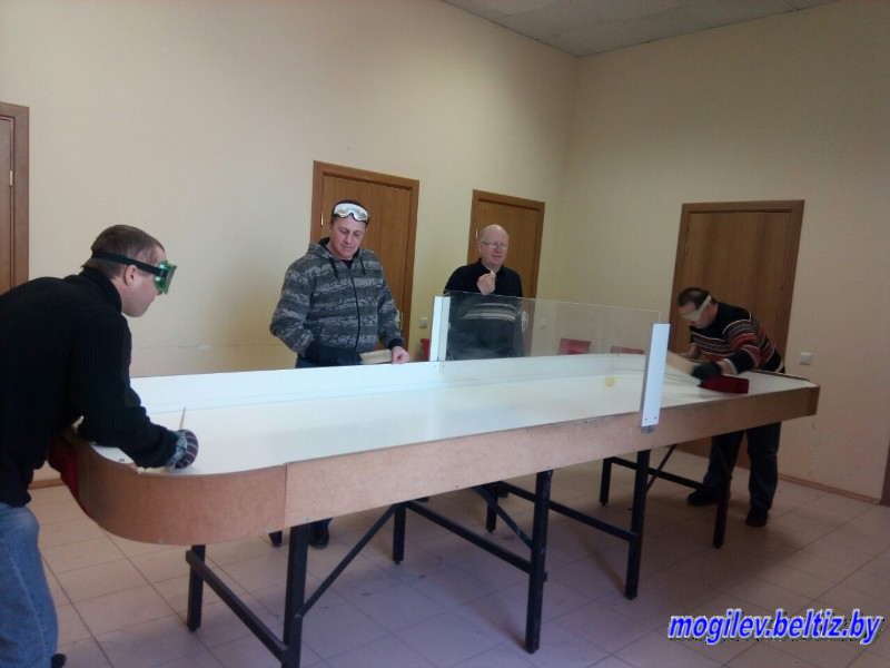 Товарищеская встреча по шоудауну для незрячих прошла в Бобруйске